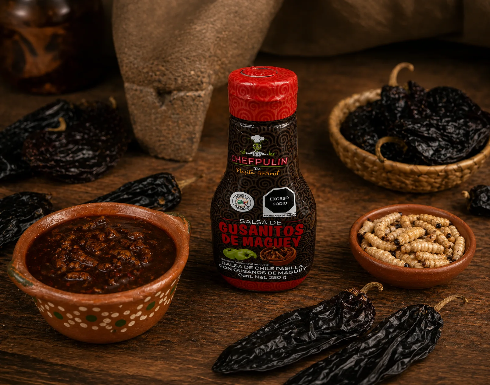 Salsa de gusano de maguey